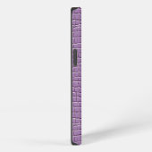 Sering leer effect patroon iPhone hoesje (Rechterkant)