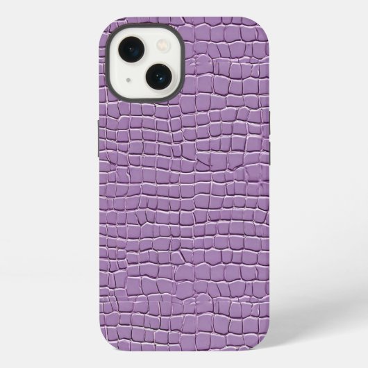Sering leer effect patroon iPhone hoesje (Achterkant)
