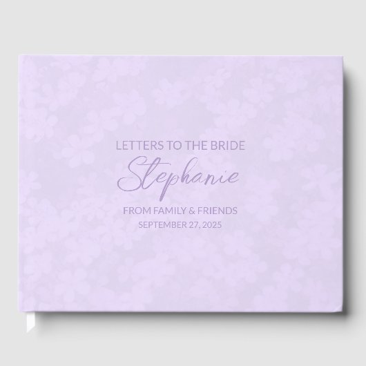 Sering Letters to the Bride Keepsake Notebook Gastenboek (Voorkant)