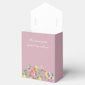 Sering Licht Bloemig Roze Rozen Bruidsdouche Bedankdoosjes (Geopend)