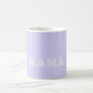 Sering Lila & Wit Pret Lettertype Naam Custom 016 Koffiemok