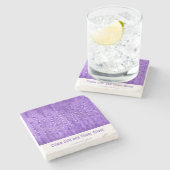 Sering Lupines Stenen Onderzetter (Zijkant)