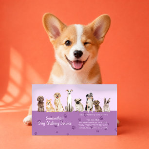 Sering Luxe Honden Spa Waterverf Bad Salon Visitekaartje