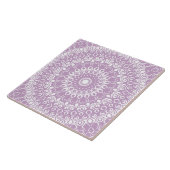 Sering Mandala Geometrisch Patroon Tegeltje (Zijkant)