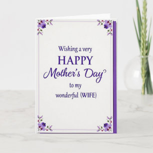 Sering Moederdag Vrouw Kaart