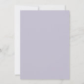 Sering Mute Botanische Bruiloft Kaart (Achterkant)