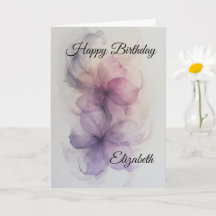 Sering, roze en grijze bloemendesign