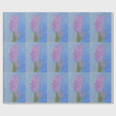 Sering Roze Hyacint Cadeaupapier (Vlak)