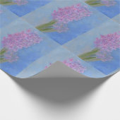 Sering Roze Hyacint Cadeaupapier (Hoek)