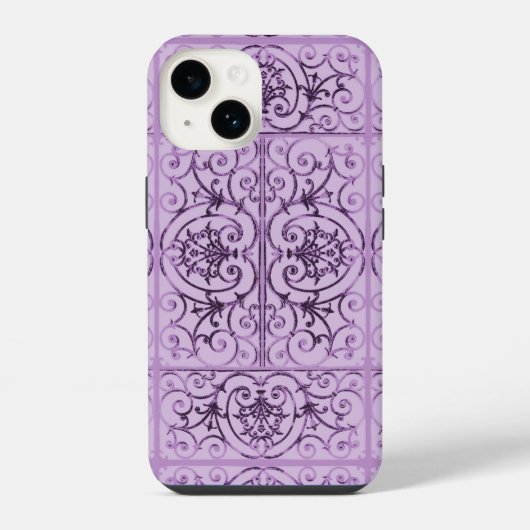 Sering schrootwerk patroon iPhone hoesje (Achterkant)