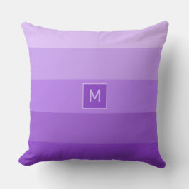 Sering strepen aangepast monogram kussen