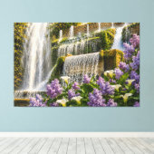Sering Waterval Opgespannen Canvas Afdruk (Insitu (Houten vloer))