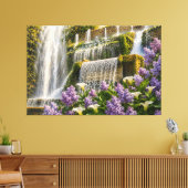 Sering Waterval Opgespannen Canvas Afdruk (Insitu (Woonkamer))