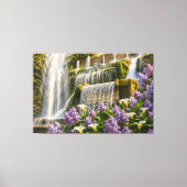 Sering Waterval Opgespannen Canvas Afdruk (Voorkant)