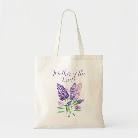 Sering waterverf moeder van de bruid trouwen tote bag (Voorkant)