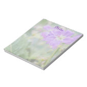 Sering Wilde Bloem Foto Geranium Botanische Bloem Notitieblok (Linkerzijde)