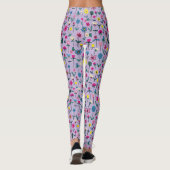 Sering wilde bloem grillige weide leggings (Achterkant)