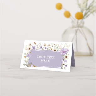 Sering WildeBloem Baby in Bloom Voedsetiket Plaatskaartje