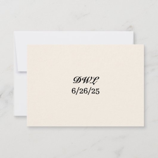 Seringat RSVP Kaart (Achterkant)