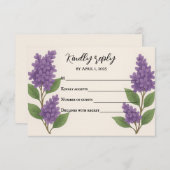 Seringat RSVP Kaart (Voorkant / Achterkant)