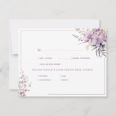 Seringbloemen Modern Elegeant RSVP (Achterkant)