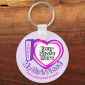 Seringcadeau Ik hou van mijn vriendin Verjaardag Sleutelhanger (Voorkant)