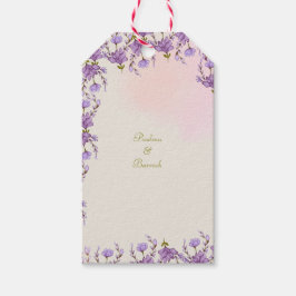 seringen bloem cadeautags cadeaulabel