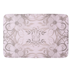 seringen, bloem, fantasie, elegant, patroon, subti badmat