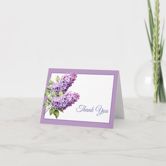 Seringen Dankkaart Kaart (Voorkant)