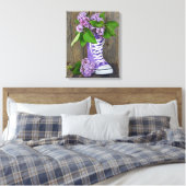 Seringenschoenen Canvas Afdruk (Insitu (Slaapkamer))