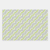 Seringpaarse Bloemen Lente Bloemstuk Inpakpapier Vel (Voorkant 3)