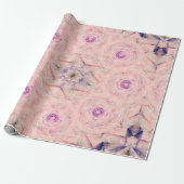 Seringroze Broche Cadeaupapier (Uitgerold)