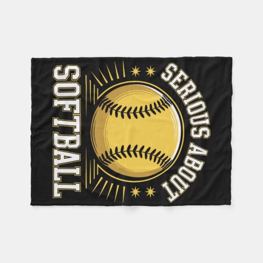 Serious About Softll _1  Fleece Deken (Voorkant (Horizontaal))