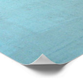 'Serious' Blue and Grey Abstract Art Poster Print (Hoek)