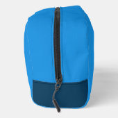 Serious Classic Minimal Simple Blue Toilettasje (Rechts)