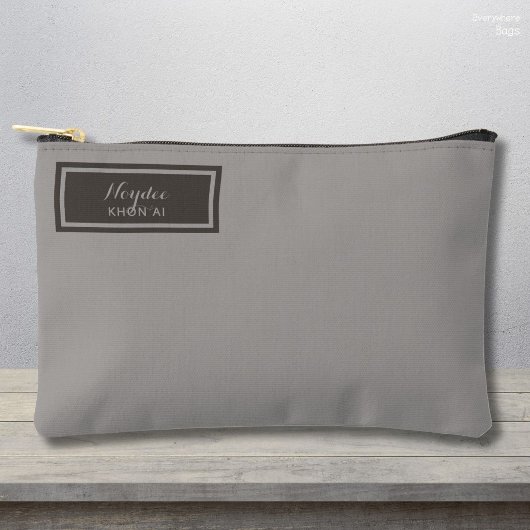 Serious Classic Minimal Simple Grey Etui