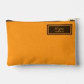 Serious Classic Minimal Simple Orange Etui (Achterkant)
