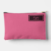 Serious Classic Minimal Simple Pink Etui (Achterkant)
