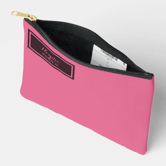 Serious Classic Minimal Simple Pink Etui (Open)