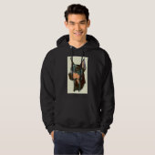 Serious Doberman 49 Hoodie (Voorkant volledig)