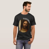 Serious Jesus I Sawhat Funny Christian Meme Religi T-shirt (Voorkant volledig)