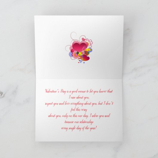 SERIOUS LOVE CARD BEDANKKAART (Binnen)