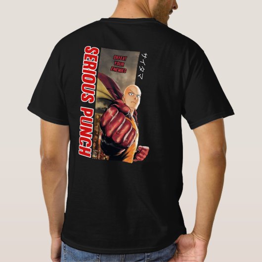 Serious punch t-shirt (Achterkant)