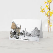 Serlby Lane, Harthill met Woodall. Kaart (Gele Bloem)