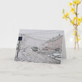 Serlby Lane, Harthill met Woodall. Kaart (Gele Bloem)