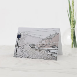 Serlby Lane, Harthill met Woodall. Kaart