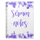 Sermon Notes-laptop, handschrift Notitieboek (Voorkant)