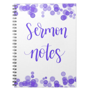 Sermon Notes-laptop, handschrift Notitieboek