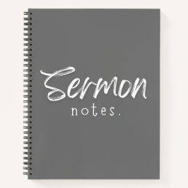 Sermon Notes Spiral Notitieboek