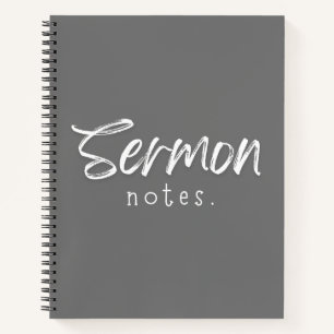 Sermon Notes Spiral Notitieboek